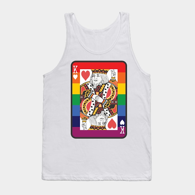 LGBT Couples Design - LGBT King Tank Top by Printaha